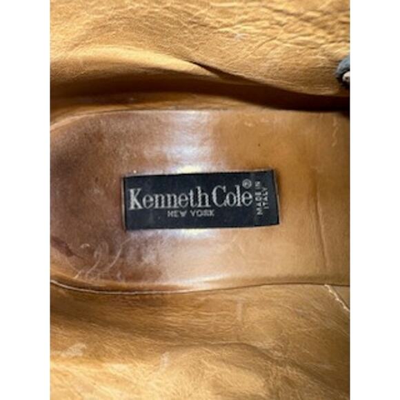 Kenneth Cole Reaction Men\'s sz 8.5 Boots Black Leather Double Buckle main image 11